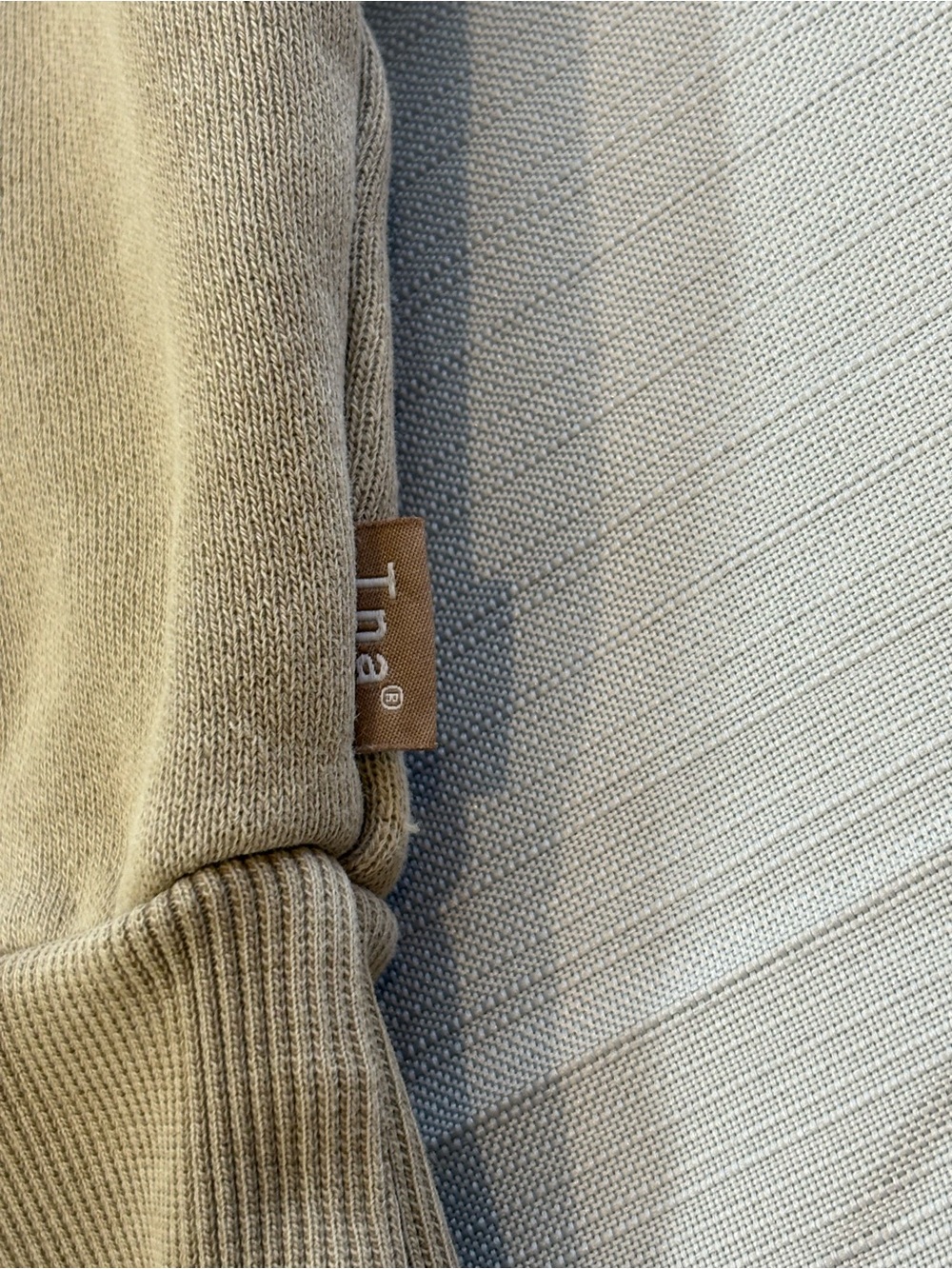 Tna Cropped Quarter-Zip Pullover - Tan #1490 - Picture 10 of 16
